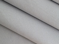 Скатертная ткань рогожка светло-серая, 280 см