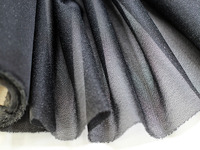 Трикотажная клеевая ткань Stick-protect (чистая изнанка) Gunold черная, шир. 50 см