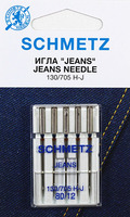 Иглы Schmetz "JEANS"для джинсы №80/12