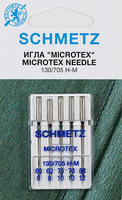 Иглы Schmetz "MICROTEX" №60-80